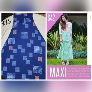Lularoe Maxi Skirt Size XXS
